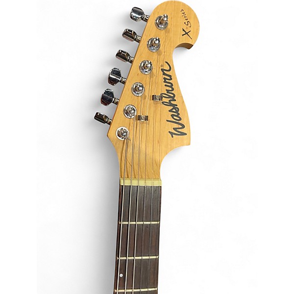 Used Washburn X series stratocaster Black Solid Body Electric Guitar