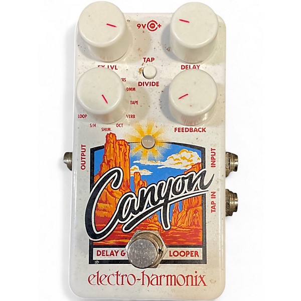 Used Electro-Harmonix Canyon Delay and Looper Effect Pedal