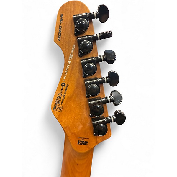 Used ESP LTD SN-1000FR Arctic White Solid Body Electric Guitar