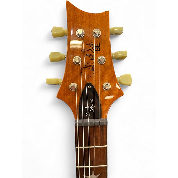 Used PRS Zach Myers Signature SE Trans Green Solid Body Electric Guitar