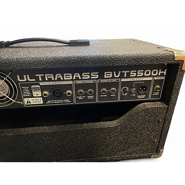 Used Behringer Ultrabass BVT5500H 550W Bass Amp Head
