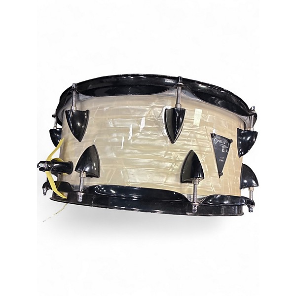 Used Orange County Drum & Percussion 13X6.5 Venice Series Snare Olympic White Drum