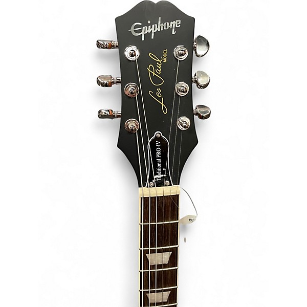 Used Epiphone Les Paul Traditional Pro IV Gold Solid Body Electric Guitar