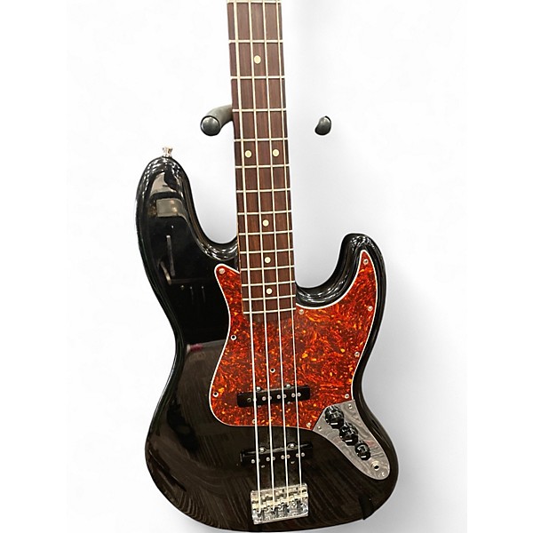 Used 1999 Fender American Standard Jazz Bass Black Electric Bass Guitar