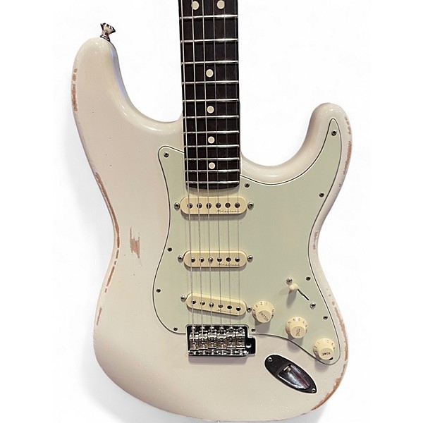 Used Fender American Professional II Stratocaster Antique White Solid Body Electric Guitar