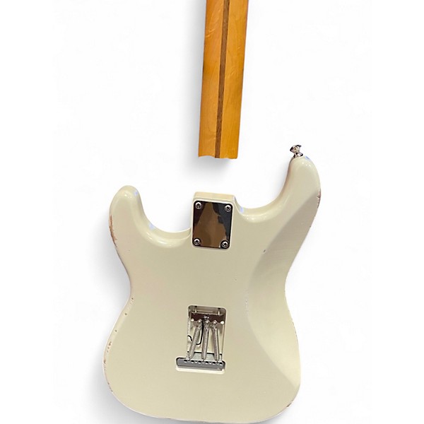 Used Fender American Professional II Stratocaster Antique White Solid Body Electric Guitar