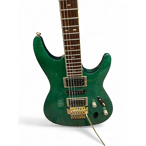 Used Ibanez S470 Green Solid Body Electric Guitar