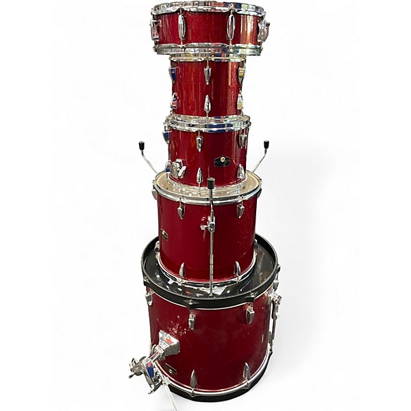 Used TAMA 5 Piece Imperialstar RED Drum Kit