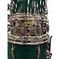 Used Pearl 5 Piece Export Emerald Green Drum Kit