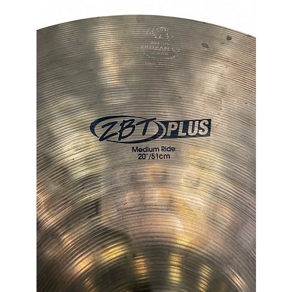 Used Zildjian 20in ZBT PLUS RIDE Cymbal
