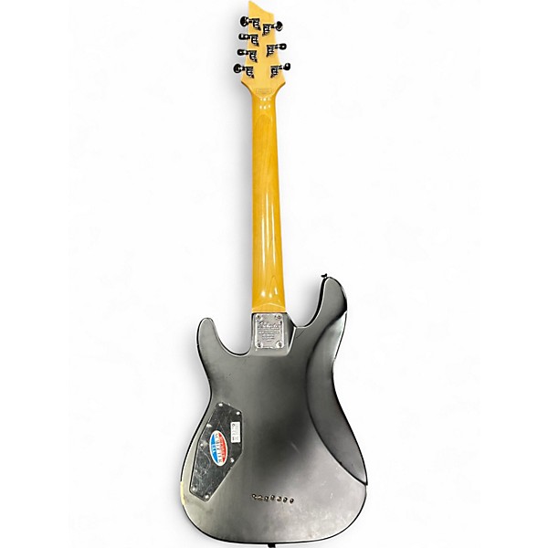 Used Schecter Guitar Research Damien 7 String Satin Black Solid Body Electric Guitar