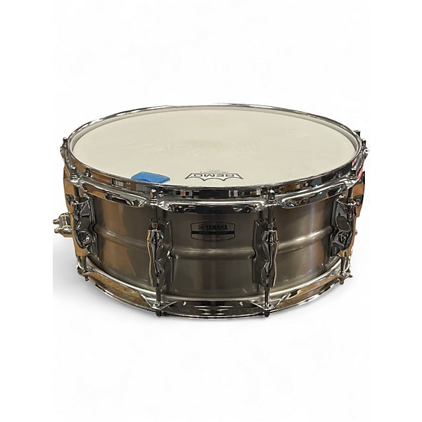 Used Yamaha 14X5.5 Recording Custom Stainless Steel Drum