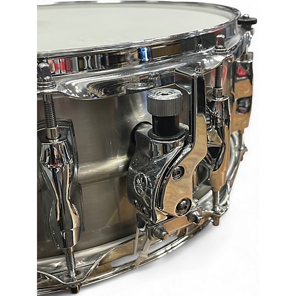 Used Yamaha 14X5.5 Recording Custom Stainless Steel Drum