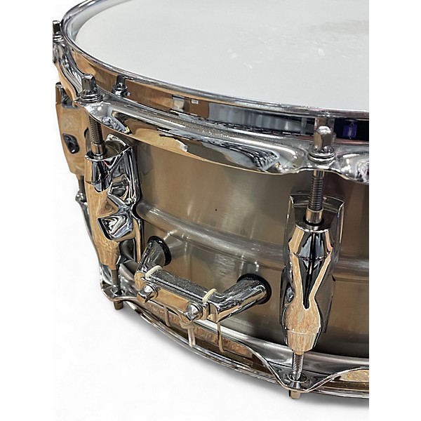 Used Yamaha 14X5.5 Recording Custom Stainless Steel Drum