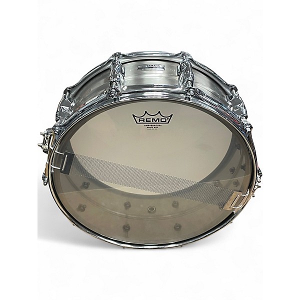 Used Yamaha 14X5.5 Recording Custom Stainless Steel Drum