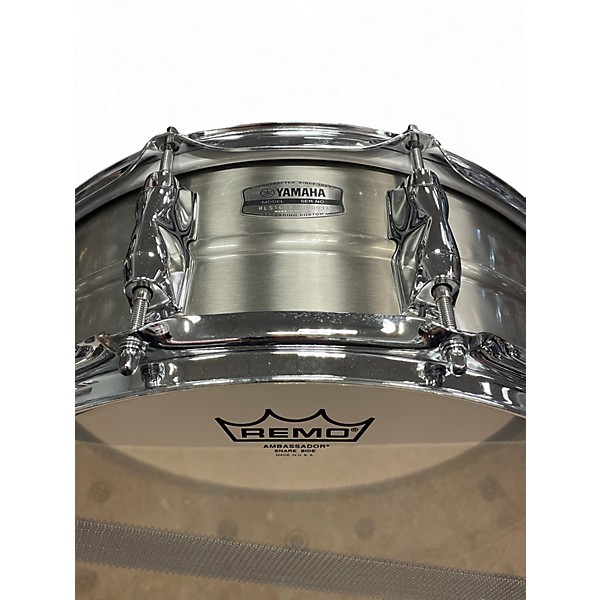 Used Yamaha 14X5.5 Recording Custom Stainless Steel Drum