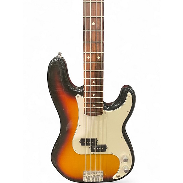 Used Fender Standard Precision Bass tobaco burst Electric Bass Guitar