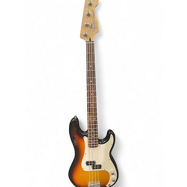 Used Fender Standard Precision Bass tobaco burst Electric Bass Guitar