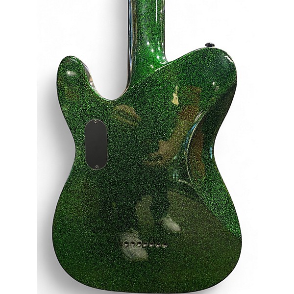 Used ESP LTD SCT607B Stephen Carpenter Signature 7 String Metallic Green Solid Body Electric Guitar
