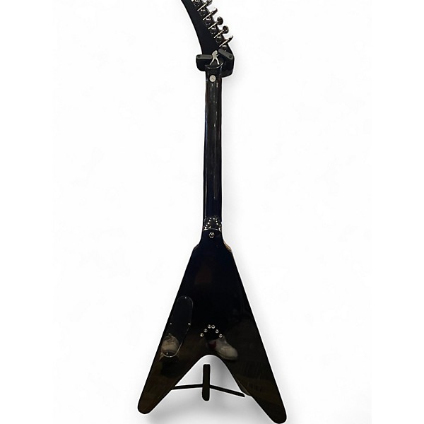 Used Epiphone Dave Mustaine Flying V Black Solid Body Electric Guitar