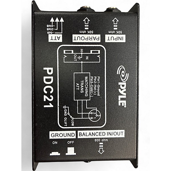 Used Pyle PDC21 Direct Box