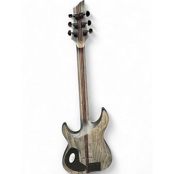 Used Schecter Guitar Research C1 S HT SLS Elite Evil Twin Satin Black Solid Body Electric Guitar