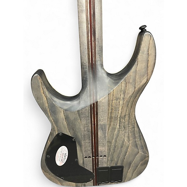 Used Schecter Guitar Research C1 S HT SLS Elite Evil Twin Satin Black Solid Body Electric Guitar