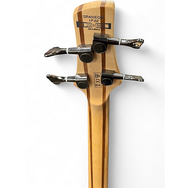 Used Ibanez SR400 Violet Ocean Sunset Burst Electric Bass Guitar