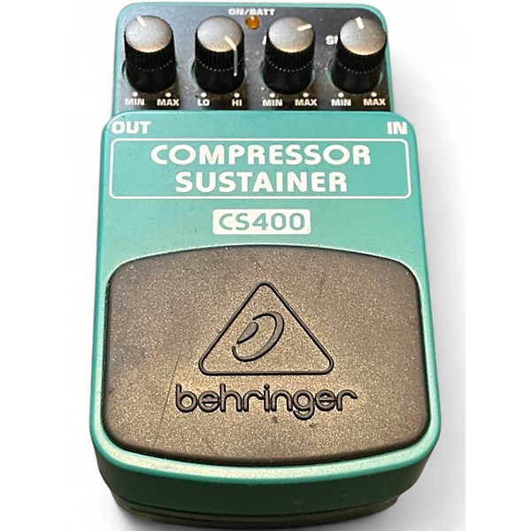 Used Behringer CS400 Compressor Sustainer Effect Pedal