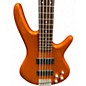 Used Ibanez GSR205 5 String Metallic Orange Electric Bass Guitar