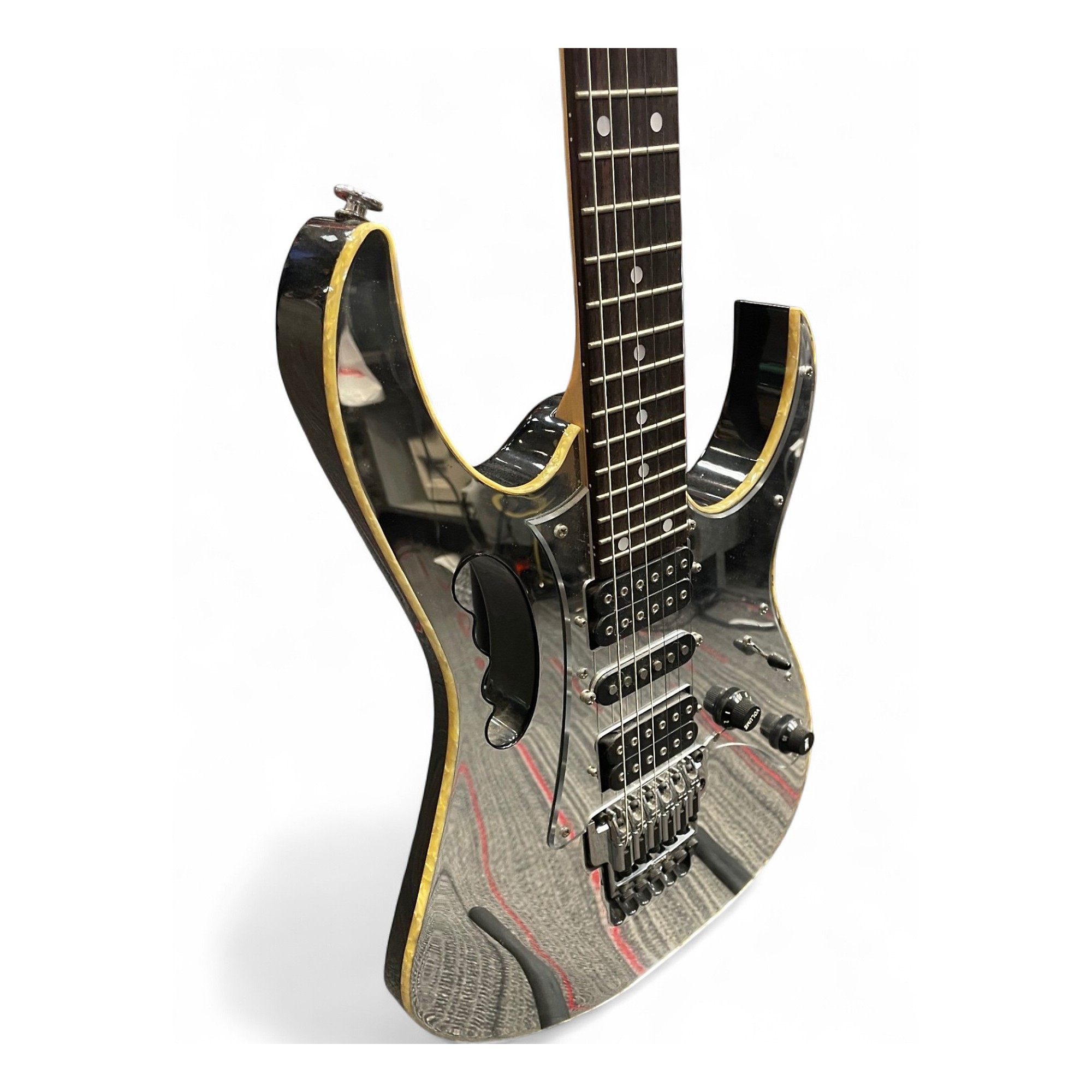 ギター Ibanez JEM77B RMR Used Ibanez JEM77B-RMR Rock Mirror Solid Body Electric Guitar Rock