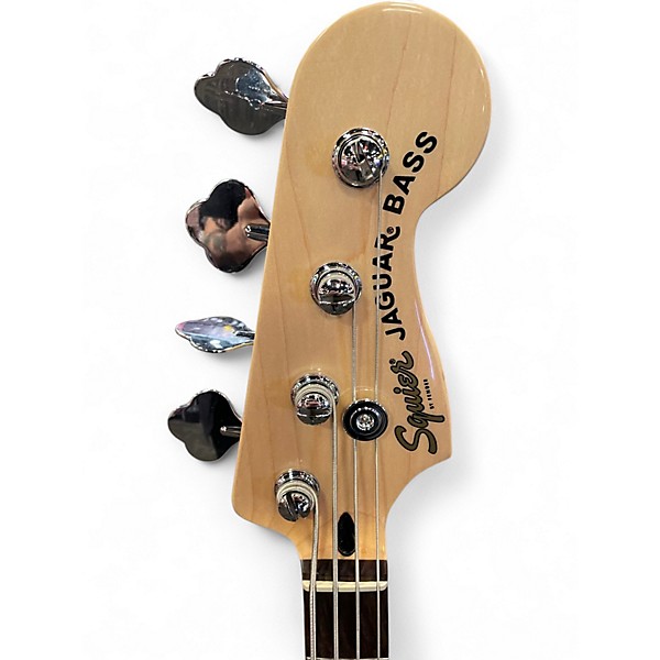 Used Squier Affinity Series Jaguar Bass H Charcoal Frost Electric Bass Guitar