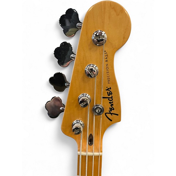 Used Fender Standard Precision Bass Red Electric Bass Guitar