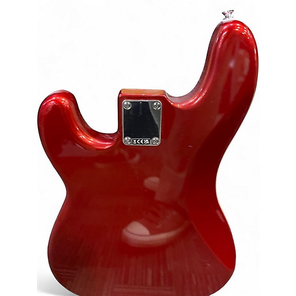 Used Fender Standard Precision Bass Red Electric Bass Guitar