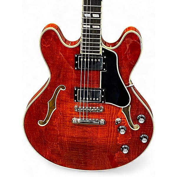 Used Eastman t486 Cherry Hollow Body Electric Guitar