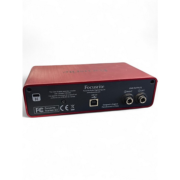 Used Focusrite Scarlett 2i2 Audio Interface