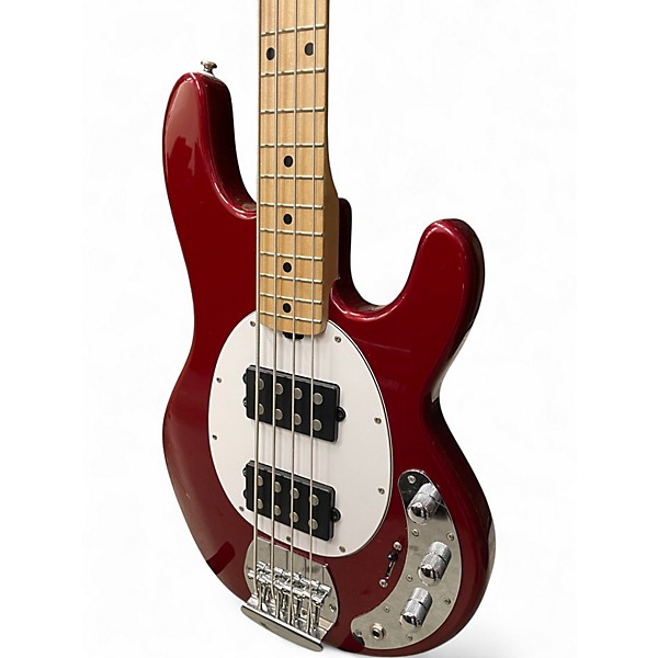Used Sterling by Music Man Ray4HH Candy Apple Red Electric Bass Guitar
