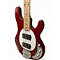 Used Sterling by Music Man Ray4HH Candy Apple Red Electric Bass Guitar