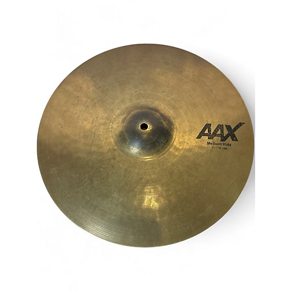Used SABIAN 15in AAX Brilliant Hi Hat Pair Cymbal