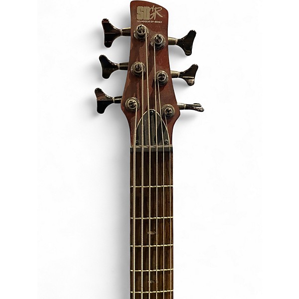 Used Ibanez SR506E Brown Mahogany Electric Bass Guitar