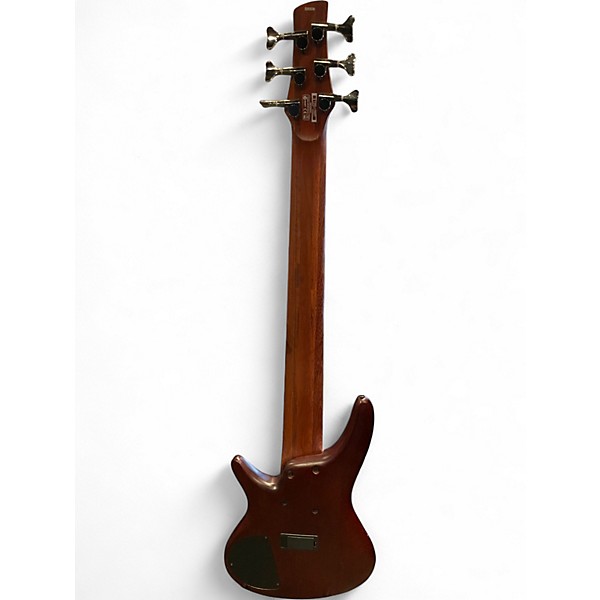 Used Ibanez SR506E Brown Mahogany Electric Bass Guitar
