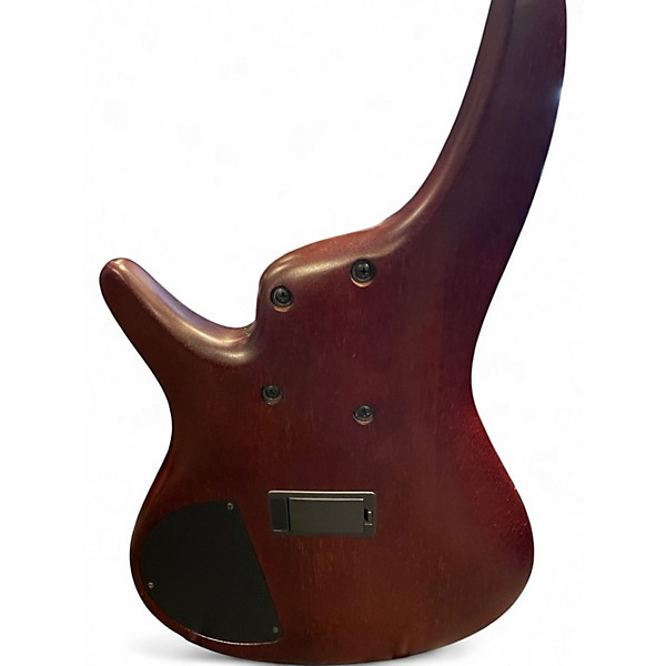 Used Ibanez SR506E Brown Mahogany Electric Bass Guitar