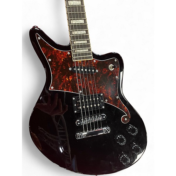 Used D'Angelico PREMIER BEDFORD BLACK Solid Body Electric Guitar