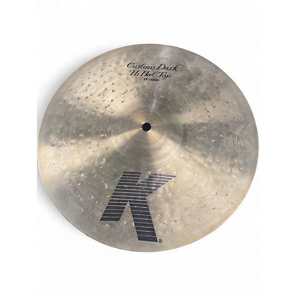 Used Zildjian 13in K Custom Dark Hi Hat Pair Cymbal