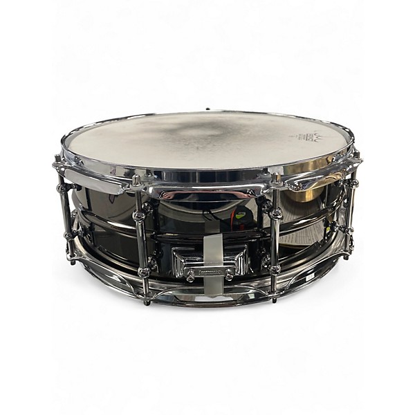 Used Ludwig 5X14 Black Beauty Snare Black Chrome Drum