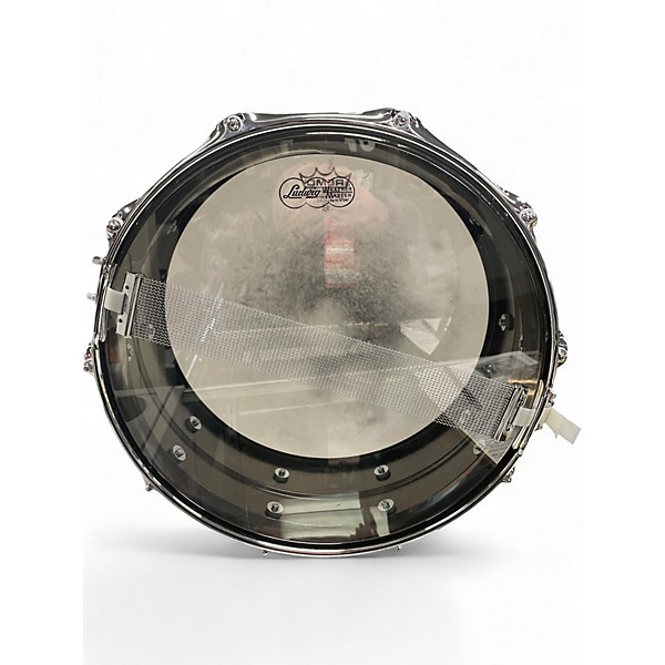 Used Ludwig 5X14 Black Beauty Snare Black Chrome Drum
