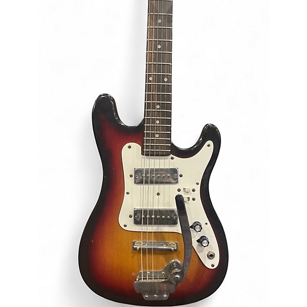 Used Teisco SATELLITE 3 Color Sunburst Solid Body Electric Guitar