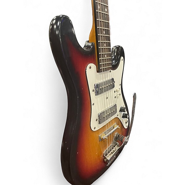 Used Teisco SATELLITE 3 Color Sunburst Solid Body Electric Guitar