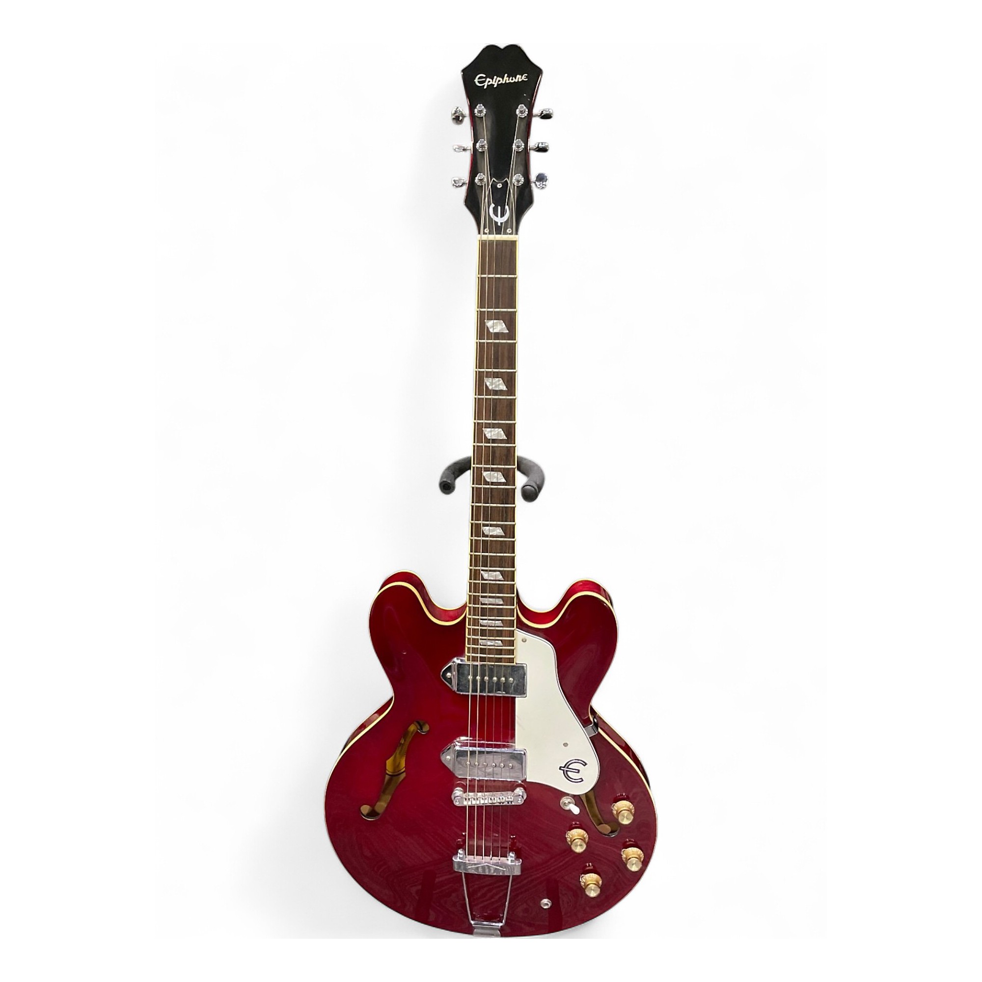 Used 2005 Epiphone Casino Wine Red Hollow Body Electric Guitar