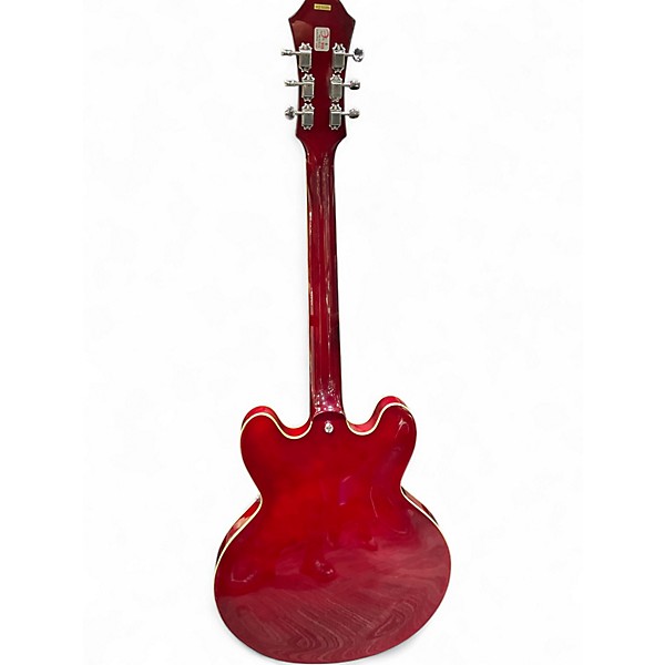 Used 2005 Epiphone Casino Wine Red Hollow Body Electric Guitar